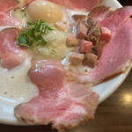 麺～leads～なかの - 特製TORI白湯らーめん(塩)＋チャーシュートッピング