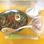 タンメンしょうや - 佐倉冷麺＋Aセット(岩塩玉子＋毎日精米ごはん)  2022/4/19