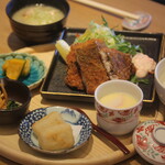 久遠食堂 - アジフライ定食
