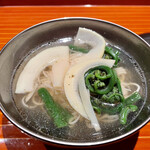 ななにん - 白子たけのこ、熊本そうめん、光鬼蕨、のどぐろ出汁