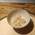 温石 - サクラエビと竹の子ツヤツヤ