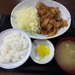 境関温泉 - 料理写真:焼肉定食