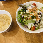 COO.DINING - ランチのサラダとスープ