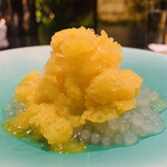 イチリン ハナレ - ⑩ デコポンのシャーベット、3種の柑橘果肉（せとか、メローゴールド、河内晩柑）、ナタデココ、タピオカ、ヨーグルト