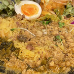 SPICY CURRY 魯珈 - 割りスープかけてひつまぶし風にしたところ