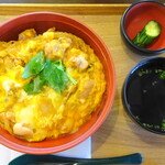 なとりさんちのたまごや工房 - 炙り親子丼