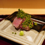 銀座 しのはら - 飛騨牛飛び牛と花山椒