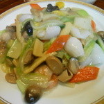 四川料理 川府 - 海鮮焼きそば具だくさん