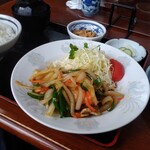 楽亭 - 生姜焼き定食