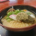 丸忠うどん - 玉子、お肉、天ぷらトッピング