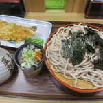 青葉 直利庵 - 天ざる（￥1,280)