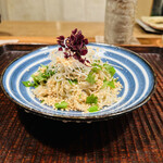 京天神 野口 - ◎毎回注文する手打ちの二八蕎麦。