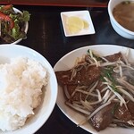 藤田屋 - レバニラ定食