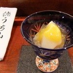 帆立ときんかんのジュレ