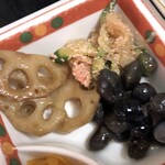 家庭料理 英 - 小鉢１