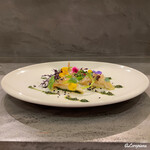 カーサ・デル・チーボ - 鮃のレモン〆と山芋