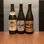 Various bottled beers