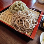 そばCafé なごみ - なごみそば（やぶそばとへぎそば食べ比べ）