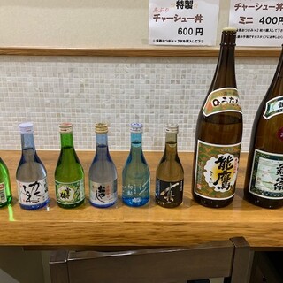 日本酒はすべて上越でとれた吟酒。地元以外の方もぜひ！