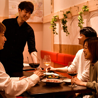 The stylish atmosphere makes it perfect for adult meals and girls' night out♪