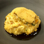 Bia - 毛蟹とムラサキ雲丹のプーパッポンカレー　辛味と甘味のバランスが最高に美味しい♫