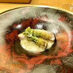 美会 - 喉黒と蕗の薹　ココナッツと白味噌のソース　