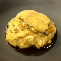 美会 - 毛蟹とムラサキ雲丹のプーパッポンカレー　辛味と甘味のバランスが最高に美味しい♫