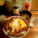 一間酒場　1丁目1番地 - カツ丼☆400円（2013/2）