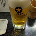 Kashiraya - 生ビール（中ジョッキ）528円 ♪