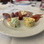 Trattoria Perla Cafe - ひとつずつ味のアクセントがあり、これだけで充分という気がする