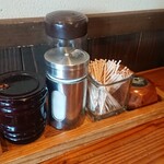 白鳥十郎そば本舗 - 調味料