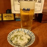 Yakitori Izakaya Kintarou - ビール 450円