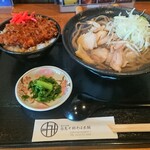 白鳥十郎そば本舗 - 谷地名物セット