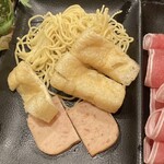 酔蜀香 - しゃぶしゃぶラム肉の料理