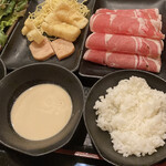 酔蜀香 - しゃぶしゃぶラム肉の料理