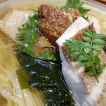 ラーメン巌哲 - 天然真鯛使用「真鯛若竹」
