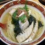 ラーメン巌哲 - 天然真鯛使用「真鯛若竹」