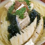 ラーメン巌哲 - 天然真鯛使用「真鯛若竹」