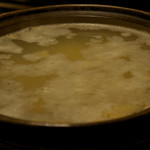 夕凪橋 多古安 - 1kg〜1.5kgの河豚の白子を入れた贅沢な出汁