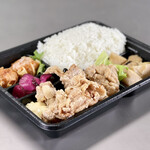 舞留土 - 鳥のから揚げ弁当(500円)