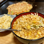 舞留土 - カレーもんじゃ＋トッピングチーズ