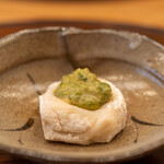 柚木元 - 2022.4 自家製の焼き胡麻豆腐 蕗味噌