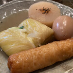 花くじら - 大根､チーズロールキャベツ､玉子､ ごぼてん