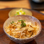 柚木元 - 2022.4 炊き込みご飯（駿河湾産桜海老、筍、木の芽）