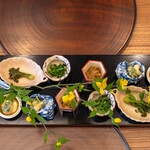 柚木元 - 2022.4 春の前菜盛り合わせ