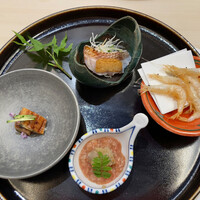 のどぐろ割烹 一心 別邸 - 先付4点