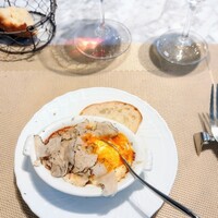 La Brianza - トリュフグラタンピエモンテ風サマートリュフ。混ぜ混ぜ