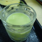 いけまさ亭 - エンドウ豆の冷製スープ