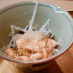 さえ喜 - 徳島ウニと岩もずくの酢物