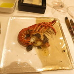 トラットリア・アルベロ - 勝浦産活き伊勢海老　黒トリュフ乗せ